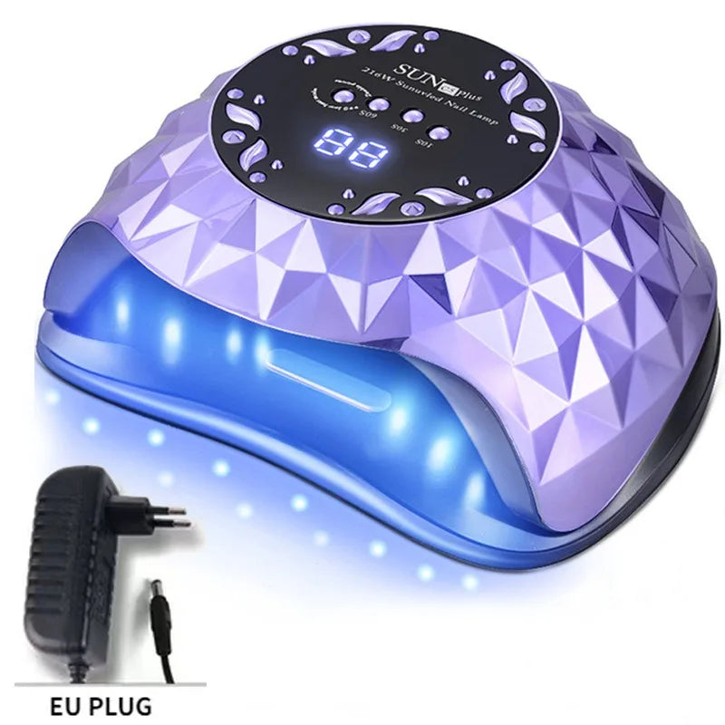 Beauty 380W LED UV Lamp Intelligence Dryer for Nails Gel Polish Drying Lamp with 4 Timer Setting Sensor Professional Nail Light