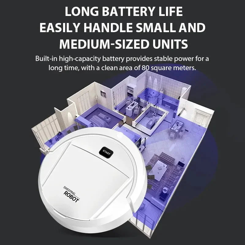 202５ Smart Robot Vacuum: Auto Dry/Wet Cleaning, Sweeping, Charging, Intelligent Home Cleaning Machine