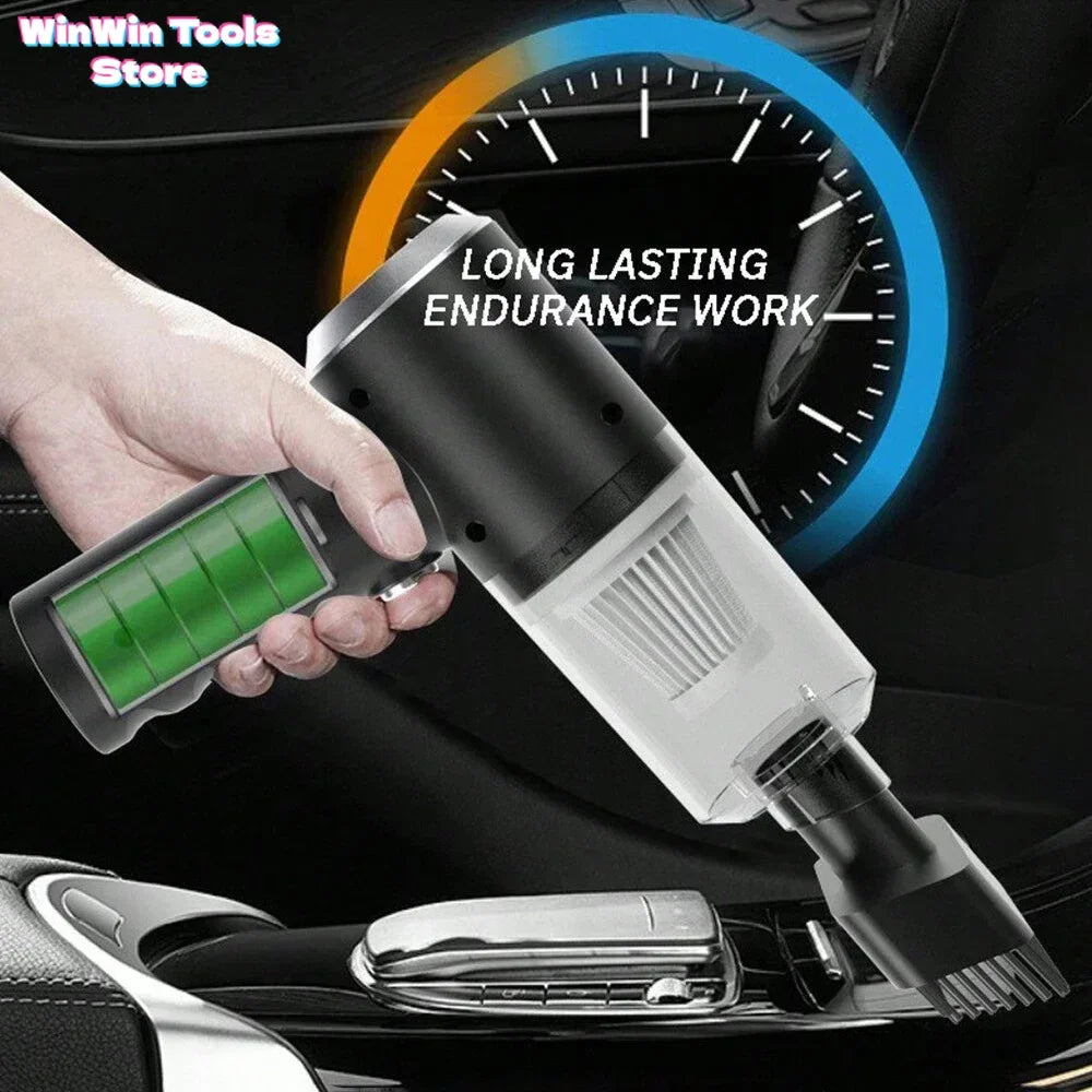 3 In 1 Integrated Suction And Blowing Vacuum Combination Vacuum Cleaner USB Charging Small Car Household Vacuum Cleaner