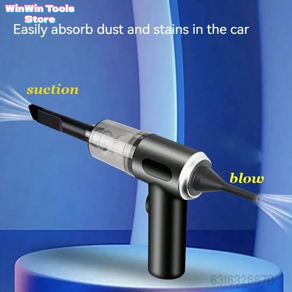 3 In 1 Integrated Suction And Blowing Vacuum Combination Vacuum Cleaner USB Charging Small Car Household Vacuum Cleaner